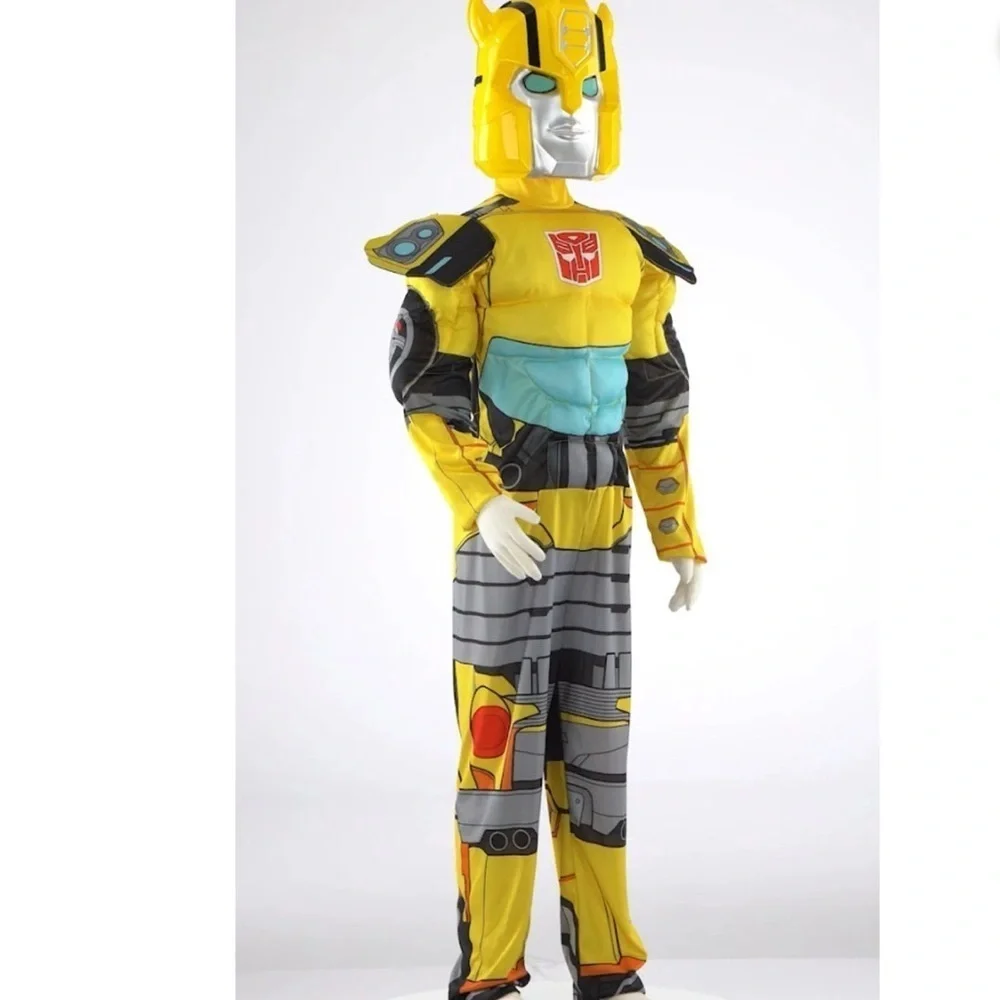 Yellow and Gray Robot Costume